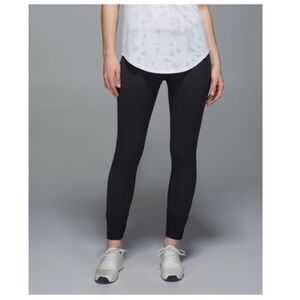 Lululemon Ebb To Street Pant in Heathered Black